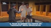 Sinner: "Agguato" negli spogliatoi