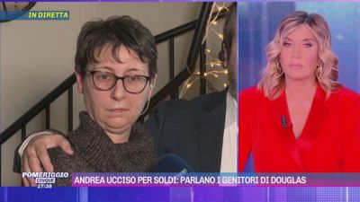 Andrea Bossi ucciso per soldi: parlano i genitori di Douglas