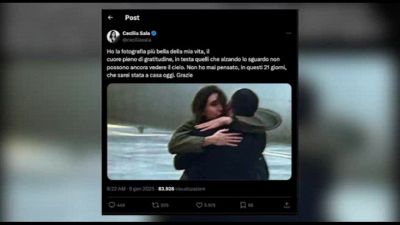 Cecilia Sala: non ho mai pensato che sarei stata a casa oggi, grazie