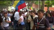 Venezuela, corteo all'ambasciata Usa per chiedere elezioni libere