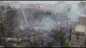 In Egitto distrutti da un incendio gli storici studi TV di al-Ahram a Guiza