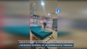 Lancio di oggetti e violenza, paura al pronto soccorso
