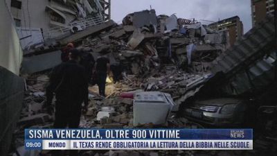 Breaking News delle 09.00 | Sisma Venezuela, oltre 900 vittime