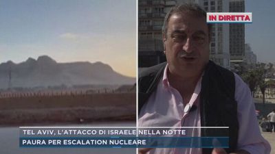 Tel Aviv, l'attacco di Israele nella notte