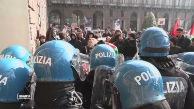 Violenze in piazza nelle città italiane
