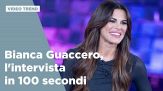 Bianca Guaccero, l'intervista in 100 secondi