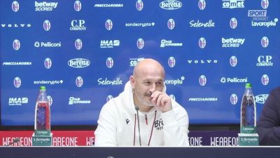 Bologna, la conferenza stampa di Italiano