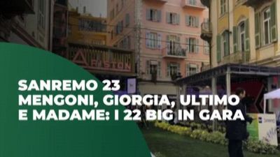 Sanremo 23, Mengoni, Giorgia, Ultimo e Madame: i 22 big in gara