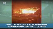 Tifosi incendiano stadio
