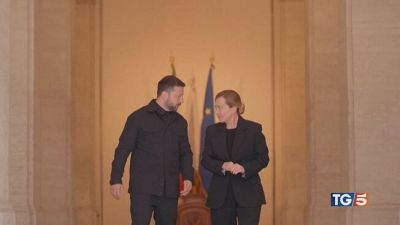 Giorgia Meloni incontra Zelensky
