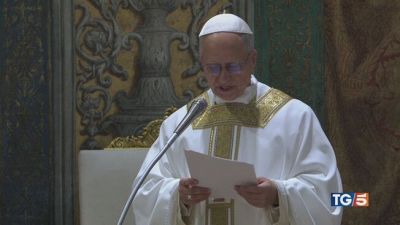 La prima messa di Papa Leone XIV