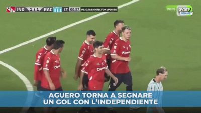 Aguero torna a segnare un gol con l'Independiente