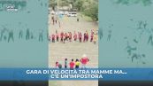 Gara di velocità tra mamme ma c'è un'impostora