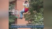 Funivia del Monte Faito, i passeggeri sospesi in aria
