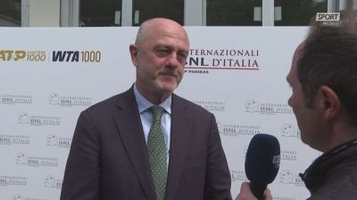 Binaghi sugli Internazionali di Roma: "Sinner? Rientra più determinato di prima"