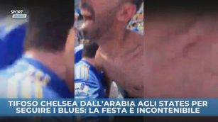 Tifoso Chelsea impazzito