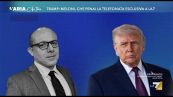 Trump a La7: "Meloni mi ha implorato per foto, mi dispiaceva per lei "