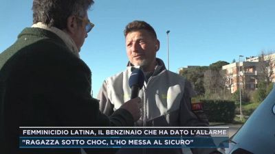 Femminicidio Latina, il benzinaio che ha dato l'allarme