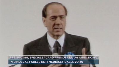 Berlusconi, speciale "Caro Presidente, un anno dopo"