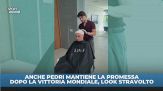 Nuovo look per Pedri