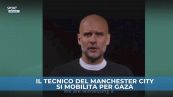 L'appello di Guardiola per Gaza: "In piazza contro il genocidio"
