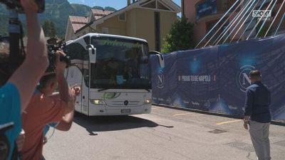 Napoli, via al ritiro: gli Azzurri sono arrivati a Dimaro