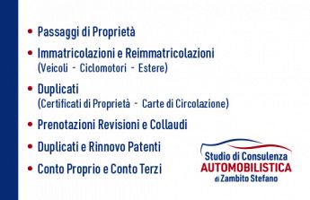 Studio di consulenza automobilistica Zambito Stefano Agrigento-consulenze