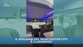 Il pullman del Manchester City è clamoroso