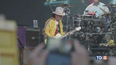 Con Santana e Jarre, giganti della musica