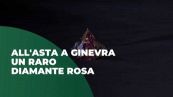 Un raro diamante rosa all'asta a Ginevra