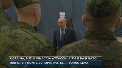 Ucraina, Putin minaccia attacchi a F16 e basi Nato