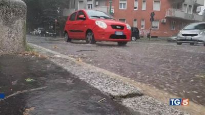 Temporali e grandine e arriva l'influenza
