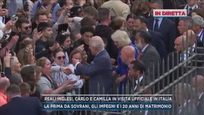 Reali inglesi, Carlo e Camilla in visita ufficiale in Italia