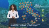 Tempo soleggiato e temperature in rialzo