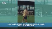 Lautaro, mira infallibile
