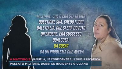 Manuela, le confidenze su Louis a un'amica