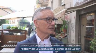 Garlasco, il Generale Garofano sui vestiti nel canale