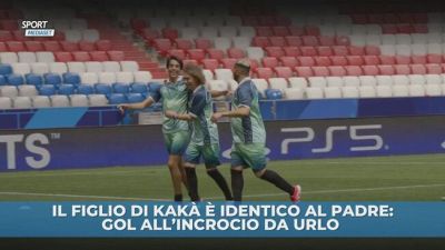 Il figlio di Kakà è uguale al padre