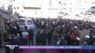 Margaret morta per un intervento al naso: l'ultimo saluto