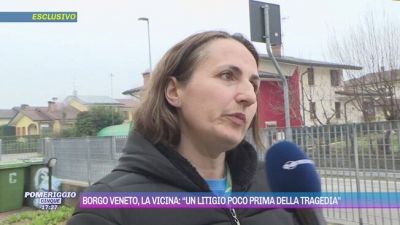 Borgo Veneto, la vicina: "Un litigio poco prima della tragedia"