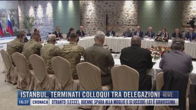 Breaking News delle 16.00 | Istanbul, terminati colloqui tra delegazioni