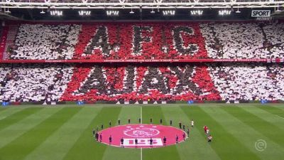 Festeggiamenti pirotecnici per i 125 anni dell'Ajax