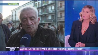 Angiolino: "Rendetemi il mio cane Tonino, per me è tutto"