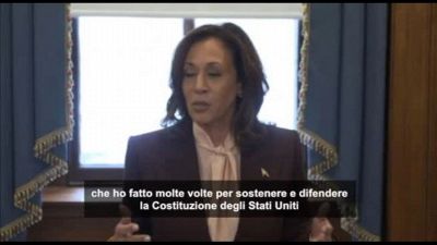 Kamala Harris: "Oggi la democrazia americana è rimasta in piedi"