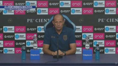Allegri verso il Bologna: "Zero parole e tre punti"