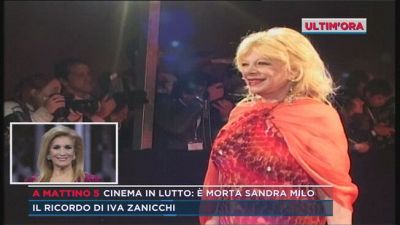 Cinema in lutto: è morta Sandra Milo