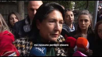 Georgia, la presidente Zurabishvili: oggi si decide il nostro futuro