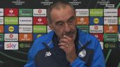 Sarri e la sua Atalanta: "Siamo in crescita, sono contento"