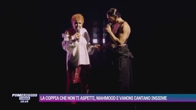 La coppia che non ti aspetti, Mahmood e Vanoni cantano insieme