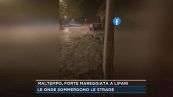 Maltempo, forte mareggiata a Lipari